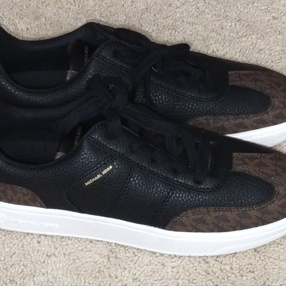 Michael Kors Kai Multi Colors Faux Leather Sneakers. 10M New With Box